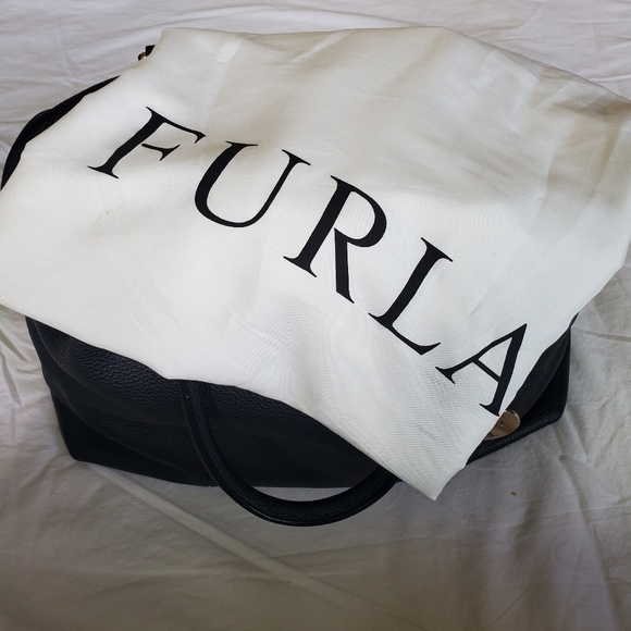 EUC Furla Black Top-Handle Bag - Picture 2 of 16